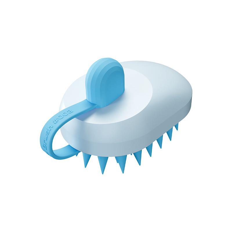 

Household Adult & Pet Bathing Shampoo Massager – Soft Rubber Brush Artifact світло-синій колір