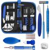 TuxFezug Watch Repair Tool Kit: Watch Repair and Maintenance Tool Set for Watch Band Adjustment, Including Link Removal, Band Replacement, and