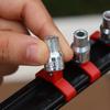 1/4in 3/8in 1/2in Sleeve Organizer Tray Plastic Socket Holder New Socket Rail  Hand Tools
