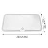 LED Car Sun Visor Vanity Mirror with 3 Light Modes and 60 LEDs Rechargeable Cosmetic Makeup Car Mirror Charging Vanity Mirrors Interior Mirrors6