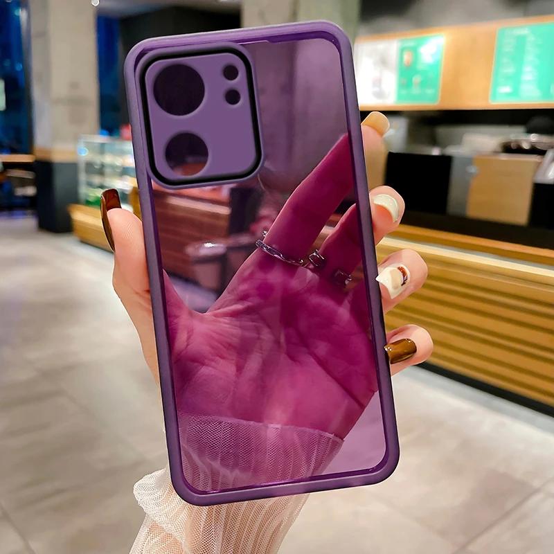 For Motorola Edge 50 Fusion 50pro Transparent Camera Lens Film Silicone Soft Case for Moto Edge 50fusion Edge40 NEO Shockproof Clear TPU Cover