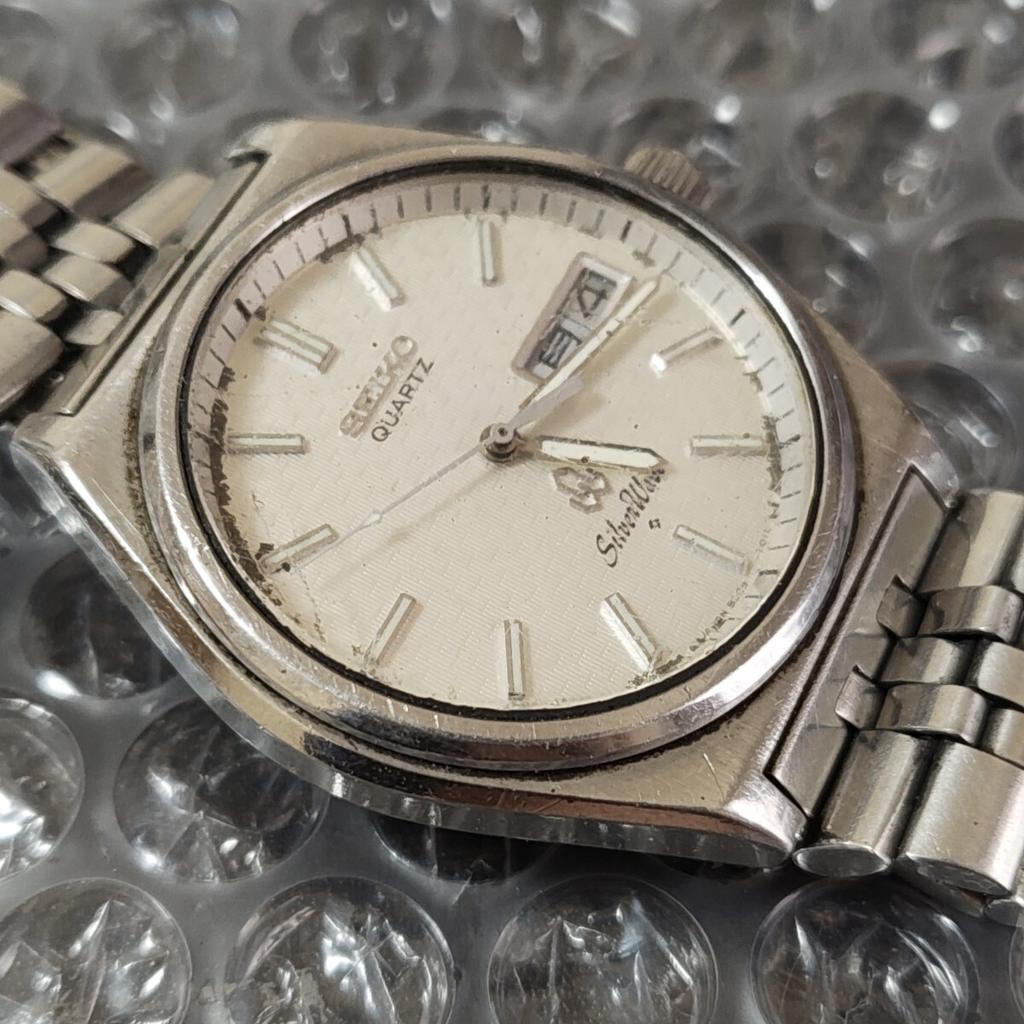 SEIKO Silver Wave Management K26L [Working Condition] Men's Watch, Working, 1980s, 8229-700A, Vintage