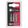 FACOM Screwdriver Bit Set for and Hex Head Screws EH106.J3 (3-Piece Set) Metric, Countersunk, (Series 1)