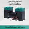 2AP51 Oil-free Vacuum Pump Negative Pressure Suction Pump Micro DC Double Headed Diaphragm Pump Suitable for Beauty Car Massage