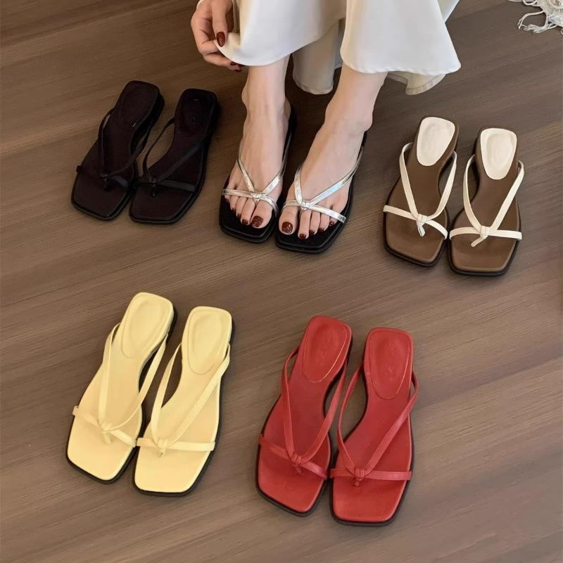 Thick-soled wedge slippers women s summer new temperament soft-soled toe sandals vacation beach shoes 40 бежевый 3340₽