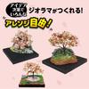Artec Geobase Entry Cube First Diorama, Spring Scenery, 58245, Ogosi Tomoe, Mini Model, Basic, Beginner, Japanese Style, Easy, JOY Modeler, Plastic Mo