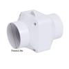 75mm PVC Ventilator Pijpleiding Afzuigventilator Inbouw Luchtblazers voor Keuken Badkamer Fabriek