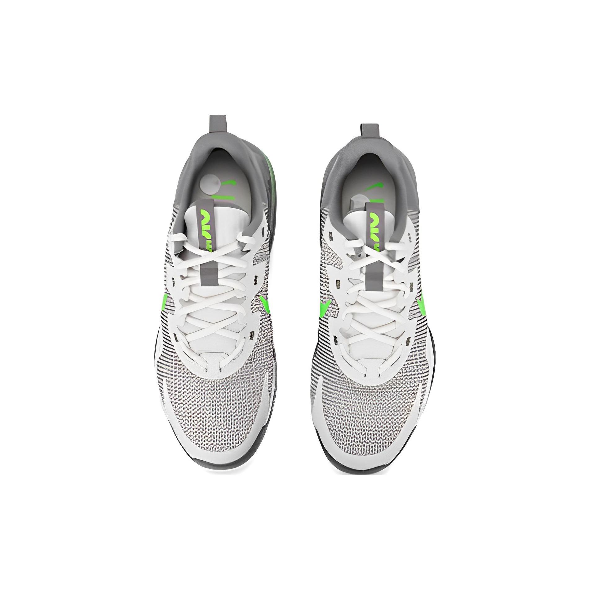 Мужские кроссовки Nike Air Max Alpha Trainer 5 Phantom Green Strike серо-белые на плоской — фото 3