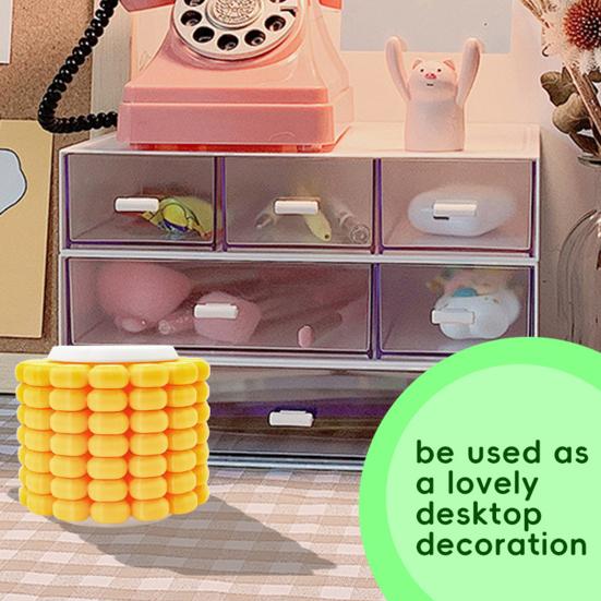 Twisting Corn Fidget Toy Teens Adults Stress Anxiety Relief Portable Travel Rotating Corn Kernel Toy Home Office Desktop Decoration Ornament