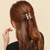 1pc Pearls Hair Claw Clips Makeup Hair Styling Barrettes for Women Hair Accessories