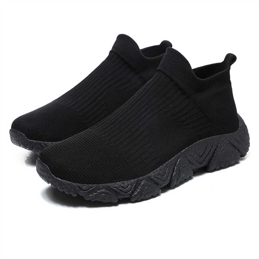 Fashion Without Lacing Knitted Moccasin Women Mary Jane Brown Sneakers For Women Shoes For Women Sports Tenisky Luxery Loafter
