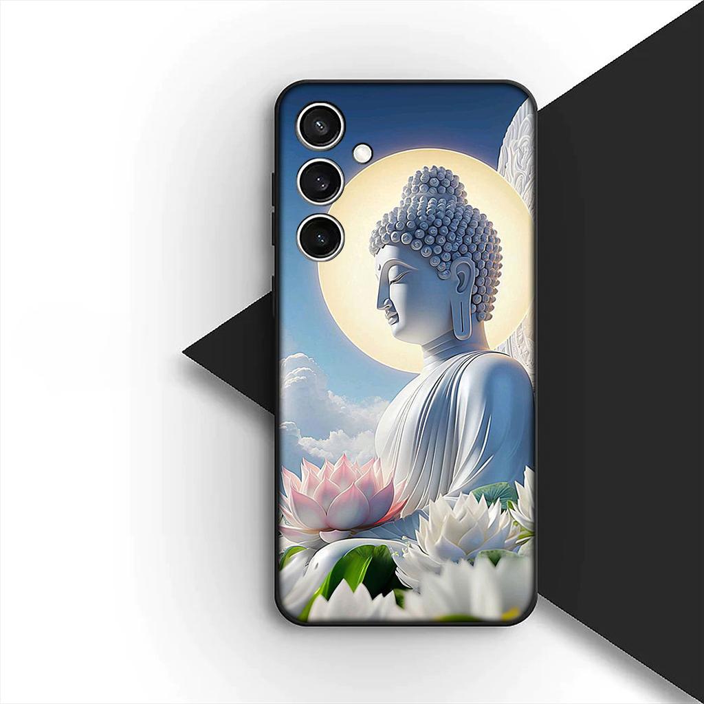 Cover for Samsung Galaxy S20 S22 S21 FE Ultra Plus A07 A17 A15 A16 A25 A57 A37 Casing Silicone Phone Case Lord Wallpaper Buddha