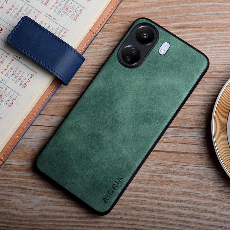 

Кожаный чехол для Xiaomi Redmi 13C 12C 12 10C 10A 10 4G 5G, шелковистый на ощупь, легкий и прочный чехол, чехол redmi 13C