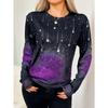 Women's T-shirt 3D Leopard Retro Print Fashion Long Sleeve Round Neck Regular Top Holiday Weekend Spring Autumn