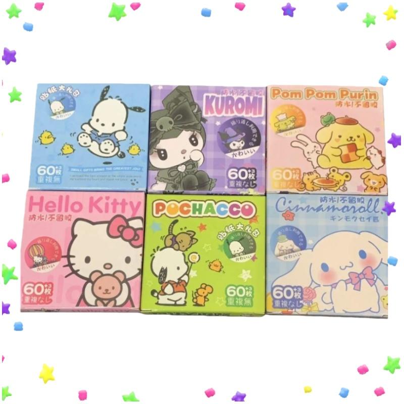 2026 NEW 60Pcs Hello Kitty Kuromi Cinnamoroll Pochacco Stickers for Kids Girls DIY Laptop Phone Diary Cute Cartoon SanrioSticker