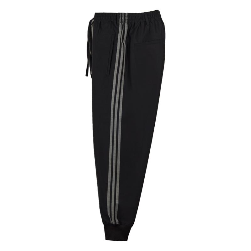

Y-3 3-Stripes Cuffed Pant Black Men Bottoms IB0387 L