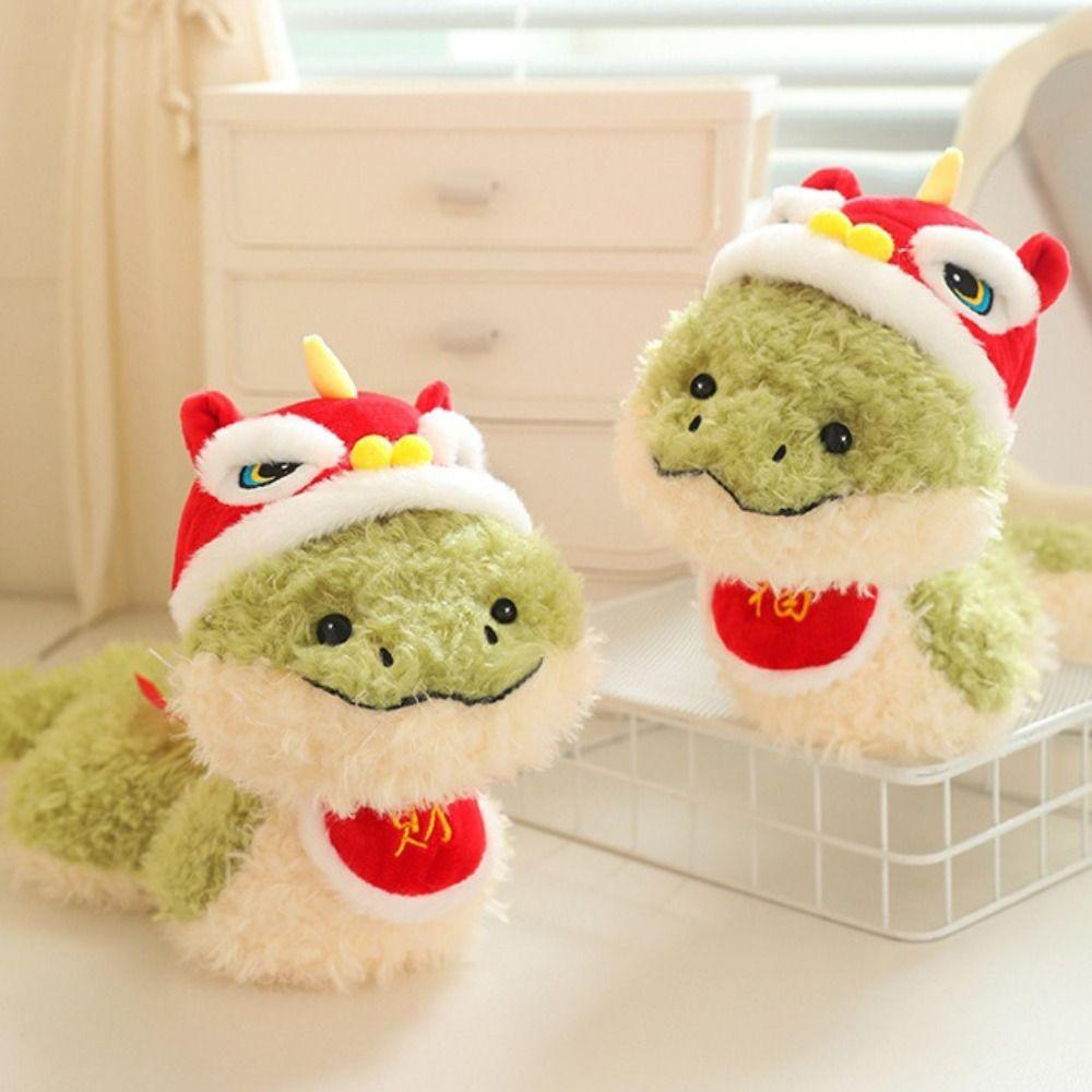 Lion Awakening Soft Snake Plush Doll Green Snake Animal Plush Doll Cartoon Snake Plush Toy  Kids