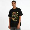 Vintage Harvest Goddess Geometric Print Art Casual Short Sleeve Top Pure cotton T-shirt