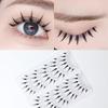 False eyelashes, cosplay makeup, short upper eyelashes, popular handmade false eyelashes, actress eyelashes, 5 pairs (M13)