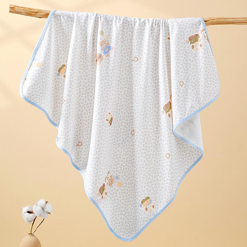 Breathable Pure Cotton Newborn Swaddle Blanket, Thin To Prevent Startle Reflex, Infant Type A.