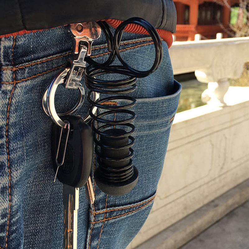 Portable Finger Strength Trainer Hand Exerciser Spring Finger Hand Grip Strengthener For Training Bag Pendant Keychain Sexy Look