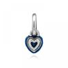 PAndora 793042c02 PAndora Me Blue Chakra Heart Mini Pendant And Dangle Silver Charm