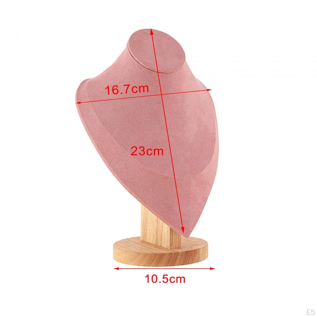 Jewelry Display Mannequin Bust Chain Stand Pendant Holder for Organizing