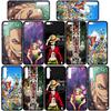 Coque de téléphone pour iPhone 17 15 16 Plus Redmi Note 14 12 11 13 Pro Max Huawei P30 P20 Lite OPPO A60 A40 A80 A18 Roronoa Zoro Dessin animé Luffy One Piece Cover