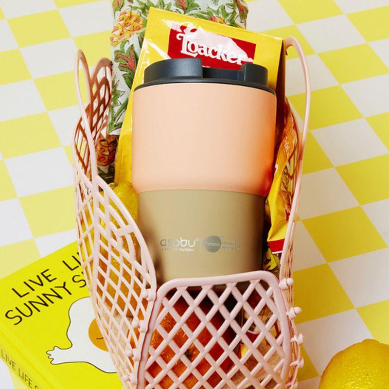 ASOBU Ceramic Stainless Steel Vacuum Insulated Tumbler 360ml Coffee Express Pastel