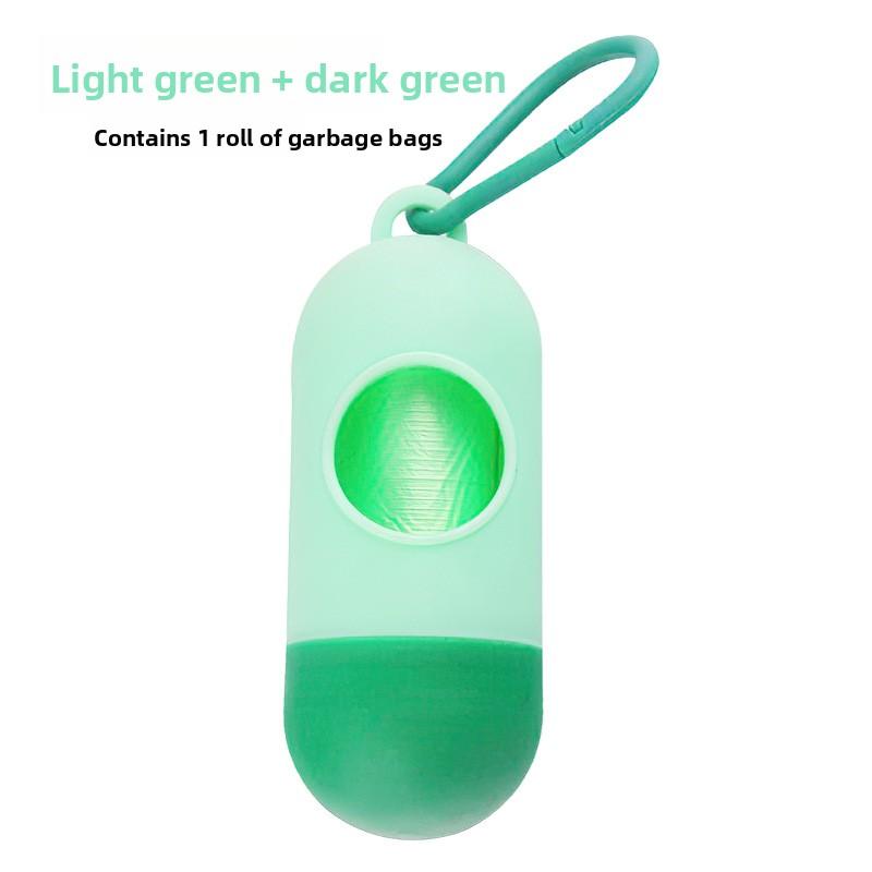 

Pet Cleaning Supplies, Dog Garbage Bags, Bullet-shaped Portable Storage Boxes, Toilet Picks, Garbage Bag Boxes светло-зеленый/темно-зеленого