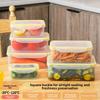 Food-grade Rectangular Plastic Food Storage Box, Transparent Sealed Box, Refrigerator Grain and Cereal Storage Box, Kitchen Storage Box