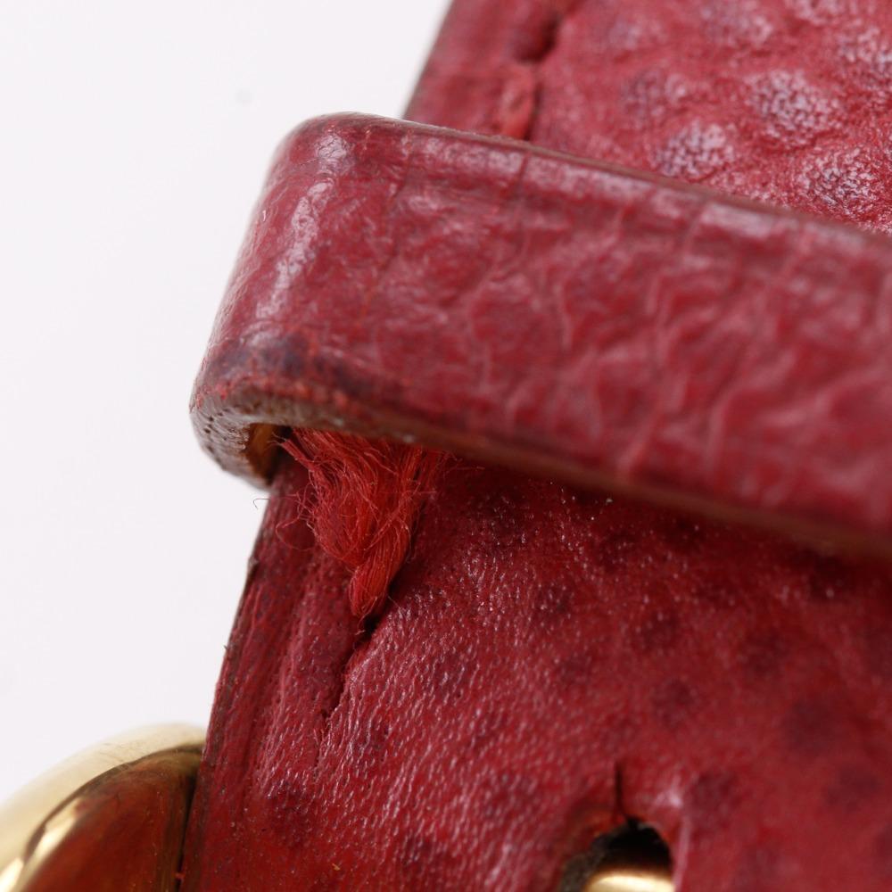 Hermes Medor Uhren Vintage Gold Weißes Zifferblatt Vergoldet/Leder Quarz Analoganzeige Damen Gebraucht