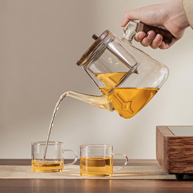 BaQianXing Glass Tea Infuser Teapot