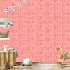 Polynesian Geometric Coral Pattern Wallpaper 50x1000
