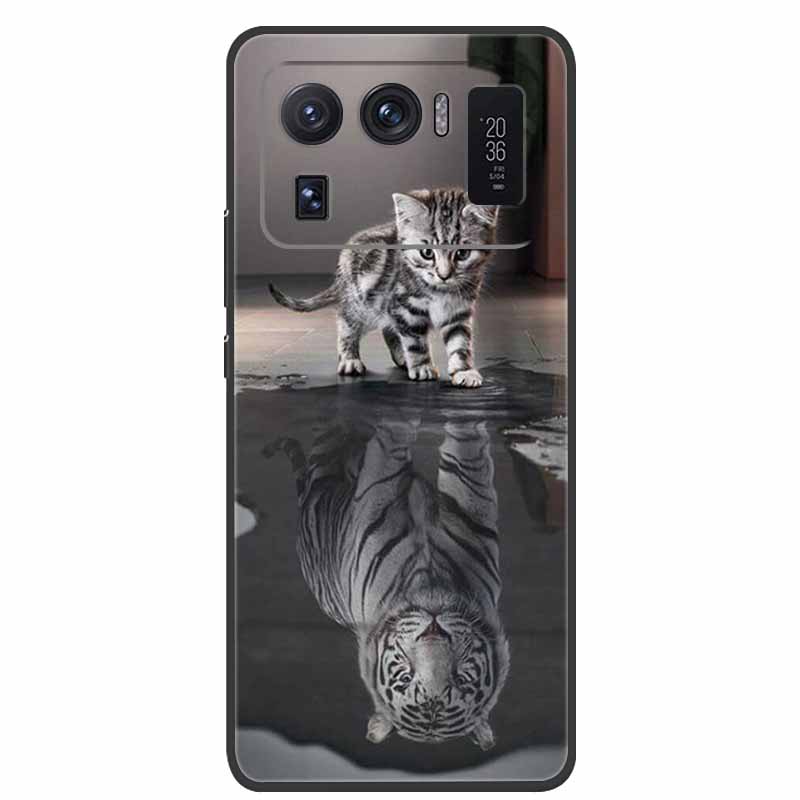 For Xiaomi Mi 11 Ultra Case 6.81 Shockproof Soft silicone TPU Back Cover Cases For Xiaomi11 Ultra Phone fundas Mi11 Ultra Cute