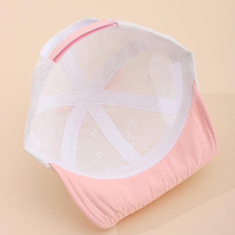 New Arrival: Baby Girl Soft Brim Adjustable Sun Hat - Versatile, Sweet Princess Duckbill Cap