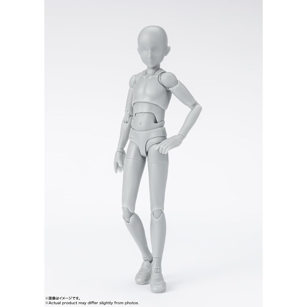 TAMASHII NATIONS S.H. Figuarts Body-kun School Life Edition DX Set Gray Color 135mm PVC ABS Action Figure