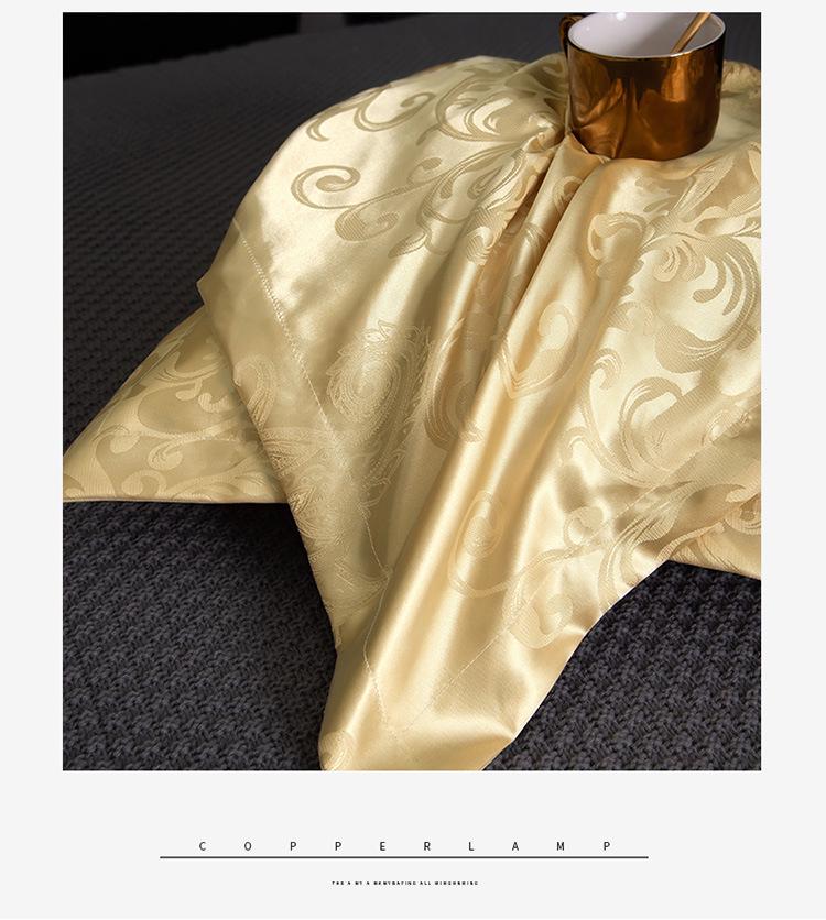 Summer Ice Silk Jacquard Pillowcase for Student Dormitory