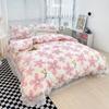 New Pure Cotton Environmental Protection Digital Printing Flower Fairy Women's Lace Large Lace Bed Cover Three-Piece Set Four-Piece Set