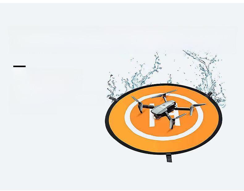 Tragbares, faltbares Drohnen-Landepad – 75 cm/55 cm, Gras-Koordinatenschürze für den Außenbereich