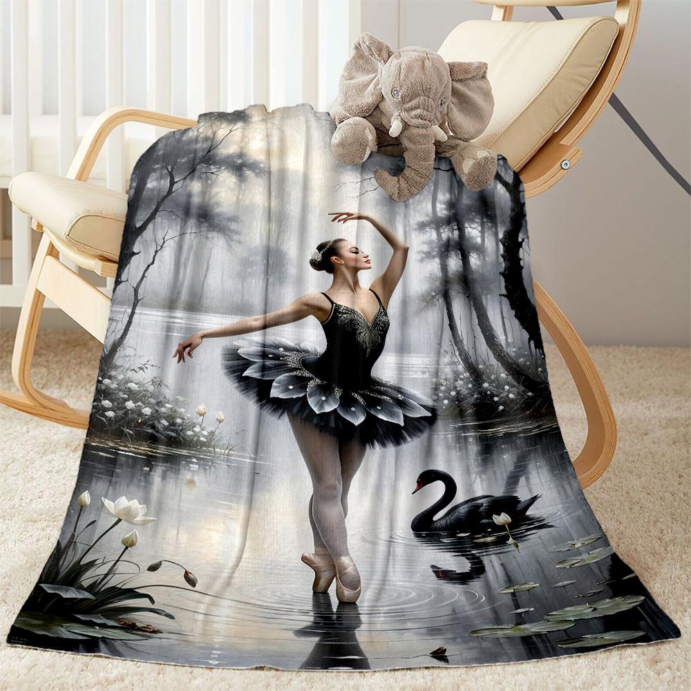 Dance Dreams In Motion Blankets Are Suitable for Living Rooms, Bedrooms, Camping, and Other Places, Making Them an Ideal Choice for Gifts.