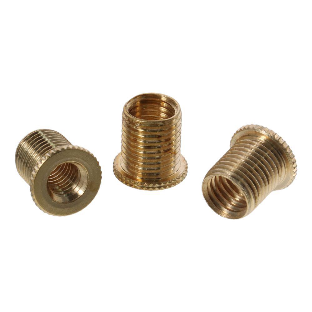 6 Pcs Gold M8X1.25/M10 X1.25/M10X1.5 Brass Universal Shift Knob Adapters  5 6 Speed Manual Automatic