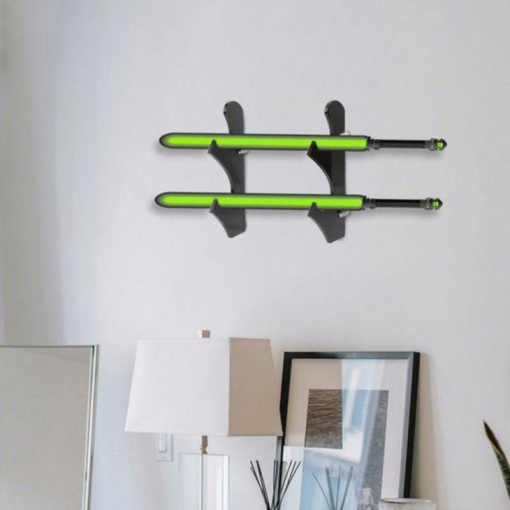 2Pcs Decorative Desktop Support Holder Acrylic Lightsaber Hang Rack  Lightsaber