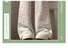 Petite 150 Women's Floral Wide-Leg White-Gray Sweatpants: Casual Spring/Summer American Style 145cm