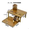 Coffee Tamper Station DoubleLayer Espresso Tool Stand Adjustable Portafilter