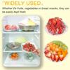 51Pcs Reusable Elastic Food Covers - Durable, Food-Grade Plastic Material, Tear-Resistant And Stretchable, Dustproof And Leak-Proof To Keep Food