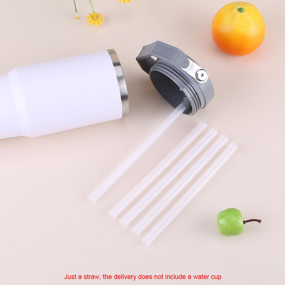 5Pcs Replacement Straws Wear-Resistant Reusable Straws Long Straws for Stanley 30oz Accessories