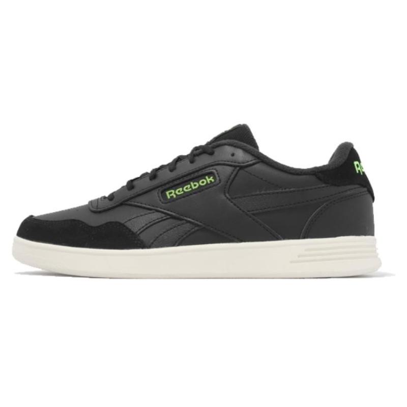 

Reebok Court Advance Black Lime Silver Sneakers 100033460 37.5