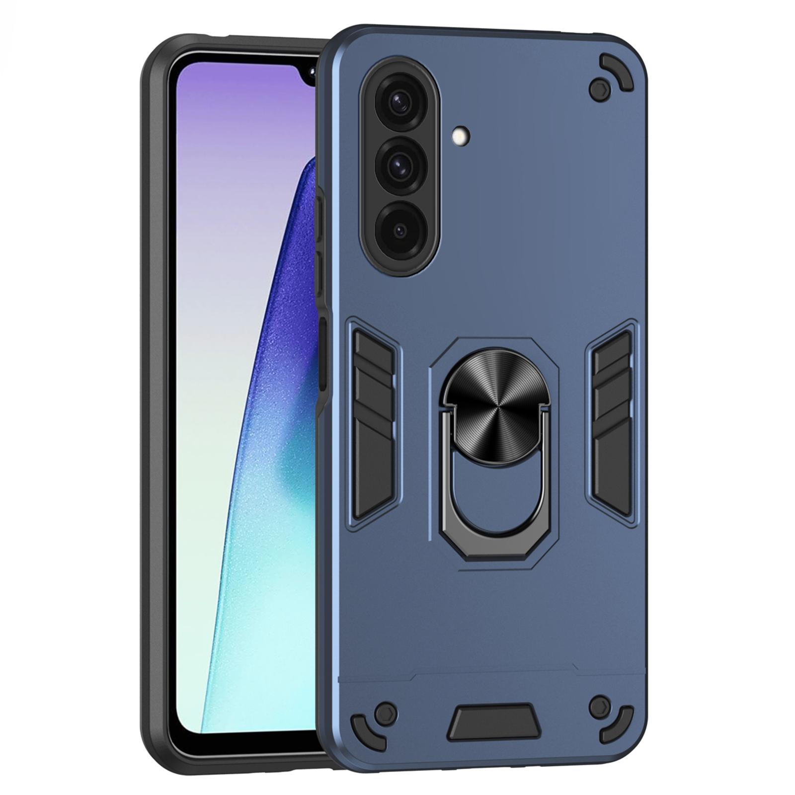 For Samsung Galaxy A37 5G Case PC + TPU Drop Defend Phone Cover with Ring Kickstand