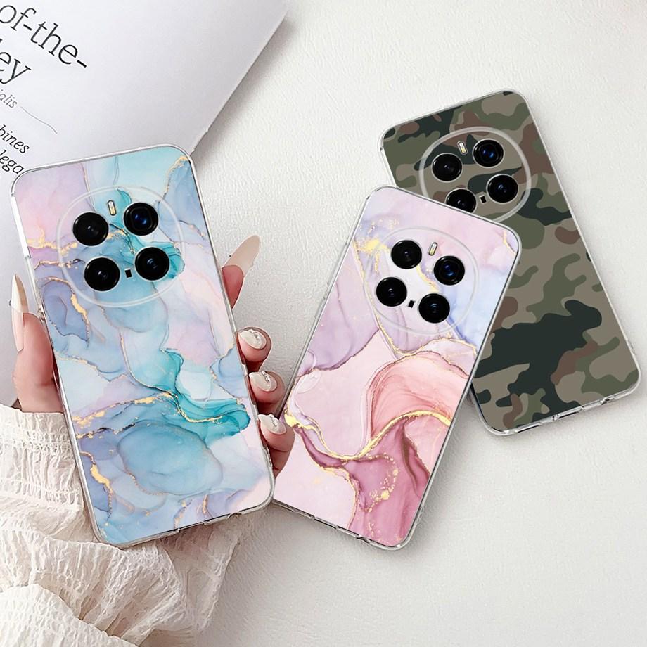 Soft Liquid Silicone Back Cover For Honor Magic 7 Pro Magic6 Lite Magic 5Lite Phone Case Marble Gothic Style Cartoon Clear Coque